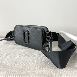 NEW The Marc Jacobs The Snapshot Small Camera Bag Black